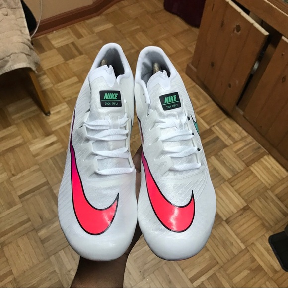 Nike Zoom JA Fly 3 Men's Track Shoes 'White Ombre' Size 12.5 (Missing Spikes) - Picture 8 of 11